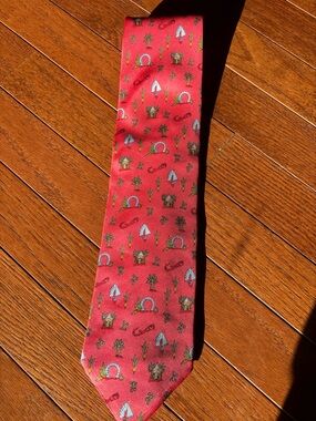 Vintage 90's Barbara Finsness Novelty Pattern Tie